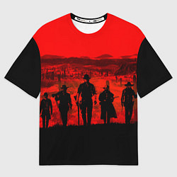 Футболка оверсайз мужская RDR 2: Sunset, цвет: 3D-принт
