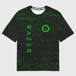 Футболка оверсайз мужская RAZER, цвет: 3D-принт