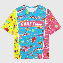 Футболка оверсайз мужская GONE Fludd, цвет: 3D-принт