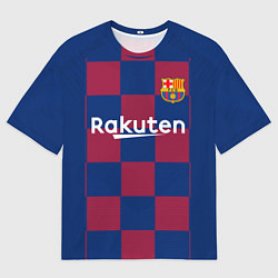 Футболка оверсайз мужская Messi home 19-20 season, цвет: 3D-принт