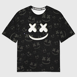 Футболка оверсайз мужская Marshmello Cosmos pattern, цвет: 3D-принт