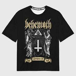 Футболка оверсайз мужская Behemoth: Satanist, цвет: 3D-принт