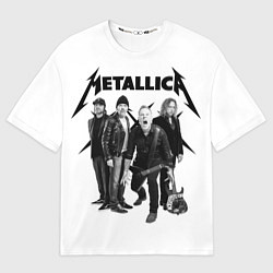 Мужская футболка оверсайз Metallica