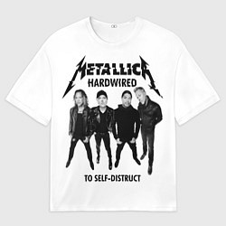 Футболка оверсайз мужская Metallica: Hardwired, цвет: 3D-принт
