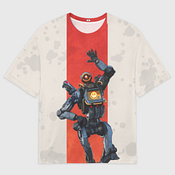 Футболка оверсайз мужская Apex Legends: Pathfinder, цвет: 3D-принт