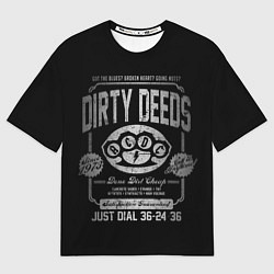 Футболка оверсайз мужская AC/DC: Dirty Deeds, цвет: 3D-принт