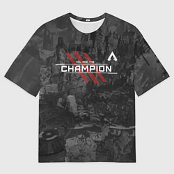 Футболка оверсайз мужская You Are The Champion, цвет: 3D-принт