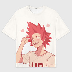 Футболка оверсайз мужская Hearts Anime, цвет: 3D-принт