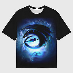 Футболка оверсайз мужская Night Fury, цвет: 3D-принт