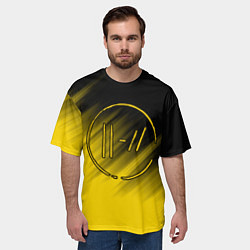 Футболка оверсайз мужская TWENTY ONE PILOTS, цвет: 3D-принт — фото 2