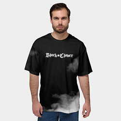 Футболка оверсайз мужская Чёрный клевер, цвет: 3D-принт — фото 2