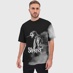 Футболка оверсайз мужская Slipknot: Shadow Smoke, цвет: 3D-принт — фото 2