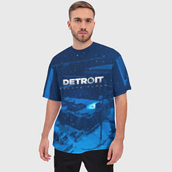 Футболка оверсайз мужская Detroit: Become Human, цвет: 3D-принт — фото 2
