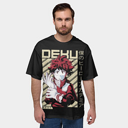 Футболка оверсайз мужская Deku - My Hero Academia, цвет: 3D-принт — фото 2