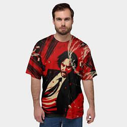 Футболка оверсайз мужская Джон Уик, цвет: 3D-принт — фото 2