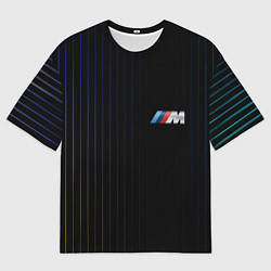 Футболка оверсайз мужская BMW, цвет: 3D-принт