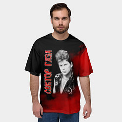 Футболка оверсайз мужская Сектор Газа, цвет: 3D-принт — фото 2