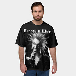 Футболка оверсайз мужская Король и Шут Анархия, цвет: 3D-принт — фото 2