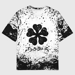 Футболка оверсайз мужская ЧЁРНЫЙ КЛЕВЕР, цвет: 3D-принт
