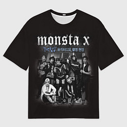 Футболка оверсайз мужская Monsta X, цвет: 3D-принт