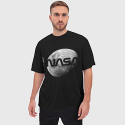 Футболка оверсайз мужская NASA Apollo 16, цвет: 3D-принт — фото 2