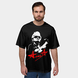 Футболка оверсайз мужская АлисА, цвет: 3D-принт — фото 2