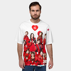 Футболка оверсайз мужская TWICE, цвет: 3D-принт — фото 2