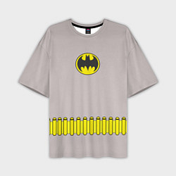 Футболка оверсайз мужская Batman - костюм, цвет: 3D-принт
