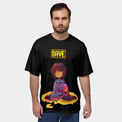 Футболка оверсайз мужская UNDERTALE FRISK, цвет: 3D-принт — фото 2