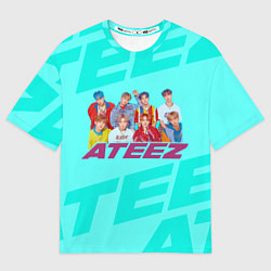 Футболка оверсайз мужская Ateez, цвет: 3D-принт