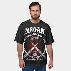 Футболка оверсайз мужская The Walking Dead Negan, цвет: 3D-принт — фото 2