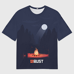 Футболка оверсайз мужская Rust, цвет: 3D-принт