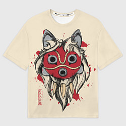 Футболка оверсайз мужская Princess Mononoke, цвет: 3D-принт