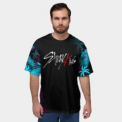 Футболка оверсайз мужская STRAY KIDS, цвет: 3D-принт — фото 2