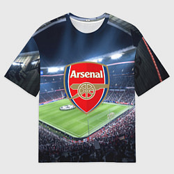 Футболка оверсайз мужская FC Arsenal, цвет: 3D-принт
