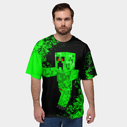 Футболка оверсайз мужская MINECRAFT, цвет: 3D-принт — фото 2