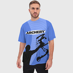 Футболка оверсайз мужская Archery, цвет: 3D-принт — фото 2