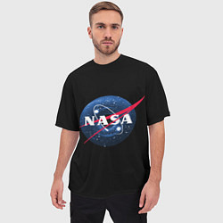 Футболка оверсайз мужская NASA Black Hole, цвет: 3D-принт — фото 2
