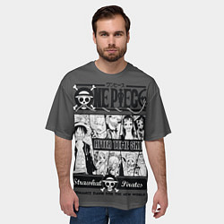 Футболка оверсайз мужская One Piece, цвет: 3D-принт — фото 2