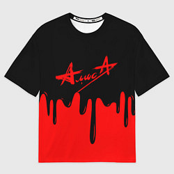 Футболка оверсайз мужская АлисА, цвет: 3D-принт