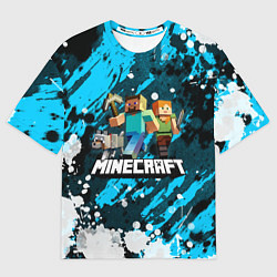 Футболка оверсайз мужская Minecraft Майнкрафт, цвет: 3D-принт