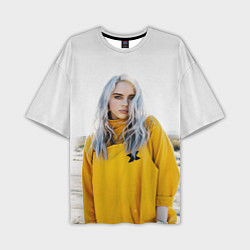 Футболка оверсайз мужская BILLIE EILISH, цвет: 3D-принт
