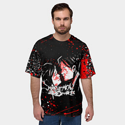 Футболка оверсайз мужская My Chemical Romance, цвет: 3D-принт — фото 2