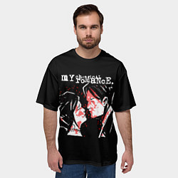 Футболка оверсайз мужская My Chemical Romance, цвет: 3D-принт — фото 2