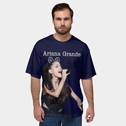 Футболка оверсайз мужская Ariana Grande Ариана Гранде, цвет: 3D-принт — фото 2