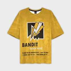 Мужская футболка оверсайз Bandit R6s