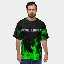 Футболка оверсайз мужская MINECRAFT, цвет: 3D-принт — фото 2