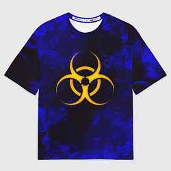 Футболка оверсайз мужская BIOHAZARD, цвет: 3D-принт