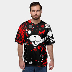 Футболка оверсайз мужская MONOKUMA, цвет: 3D-принт — фото 2