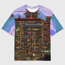 Футболка оверсайз мужская TERRARIA, цвет: 3D-принт